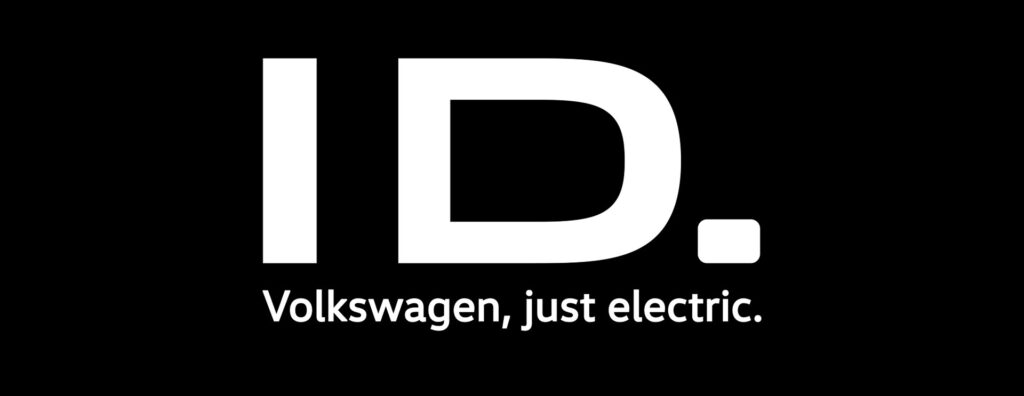 Volkswagen ID elbil slogal + logo