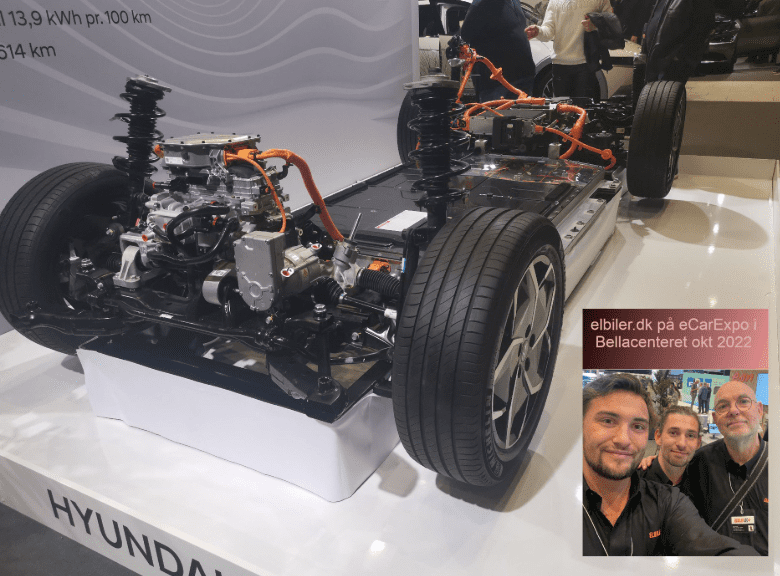 Ebil model af hyundai på ebil expo