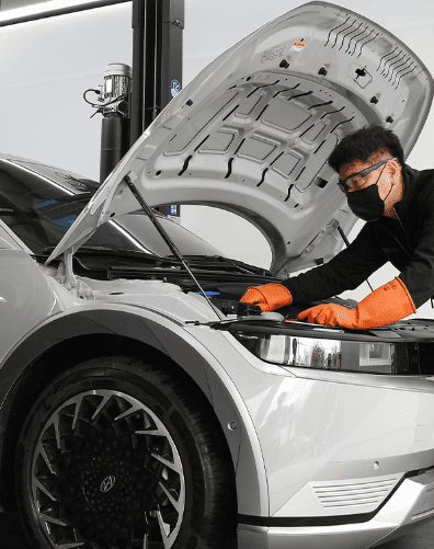 Hyundai IONIQ 5 på værksted