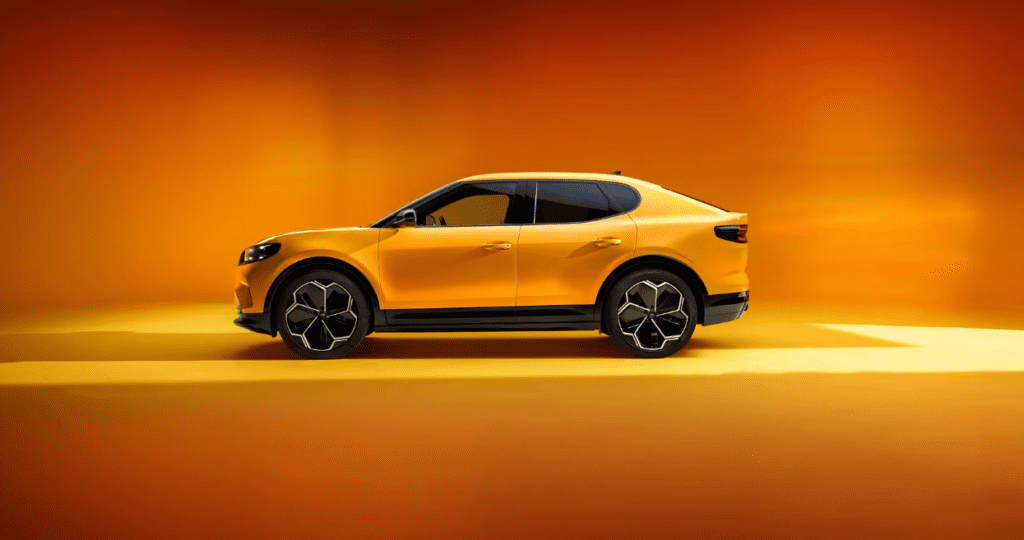 Ford elbil i orange - Ford Capri fra 2024