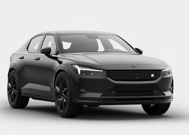 Polestar elbil vist i profil