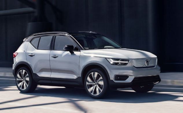 Volvo elbil vist i hero-billede