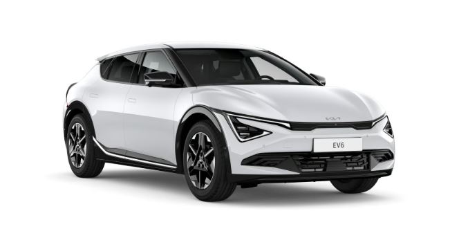 Kia EV6 i hvid