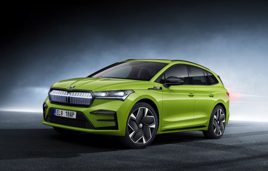 Skoda enyaq RS IV lime grøn