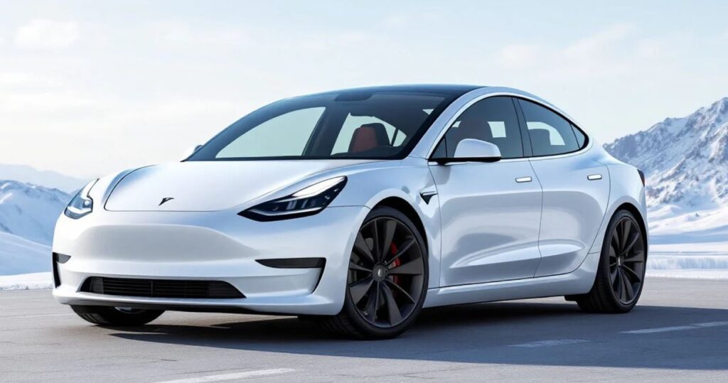 Tesla i hvid